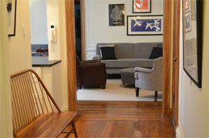  - Brooklyn Brownstone - living room (with entry)